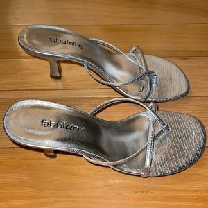 Fabulaire silver heels